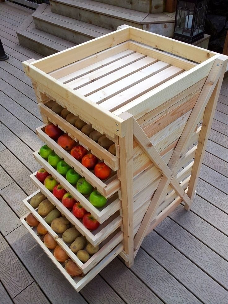 Делаем ящик из фанеры для хранения овощей